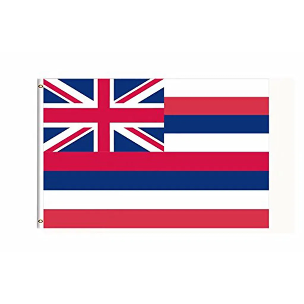 3x5FT 2 ПК комбинированный костюм Гавайский флаг и канака маоли баннер, флаг латунная втулка полиэстер высокого качественные флаги 7,66