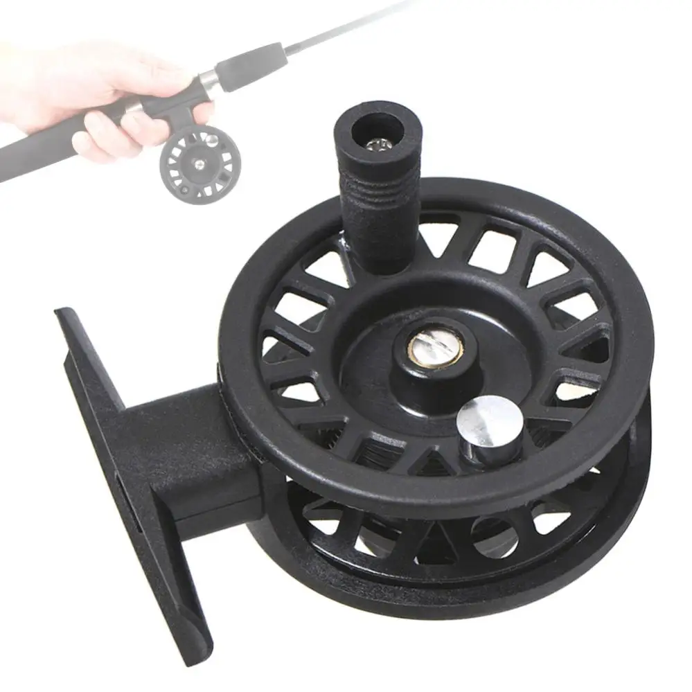 Durable Ultralight Fly Fishing Reel Diameter 60mm ABS Plastic Left Hand  Former Ice Fishing Wheel - AliExpress