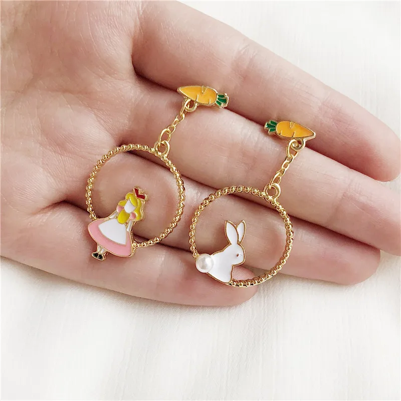 Kawaii Sweet Bunny Carrot Earrings - Limited Edition