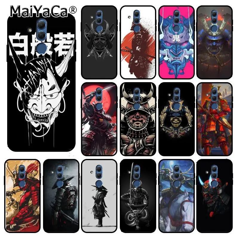 MaiYaCa японская маска самурая oni чехол для телефона Huawei Mate 10 20 Lite 20X Mate20 Pro Mate9 Nova3 3i |