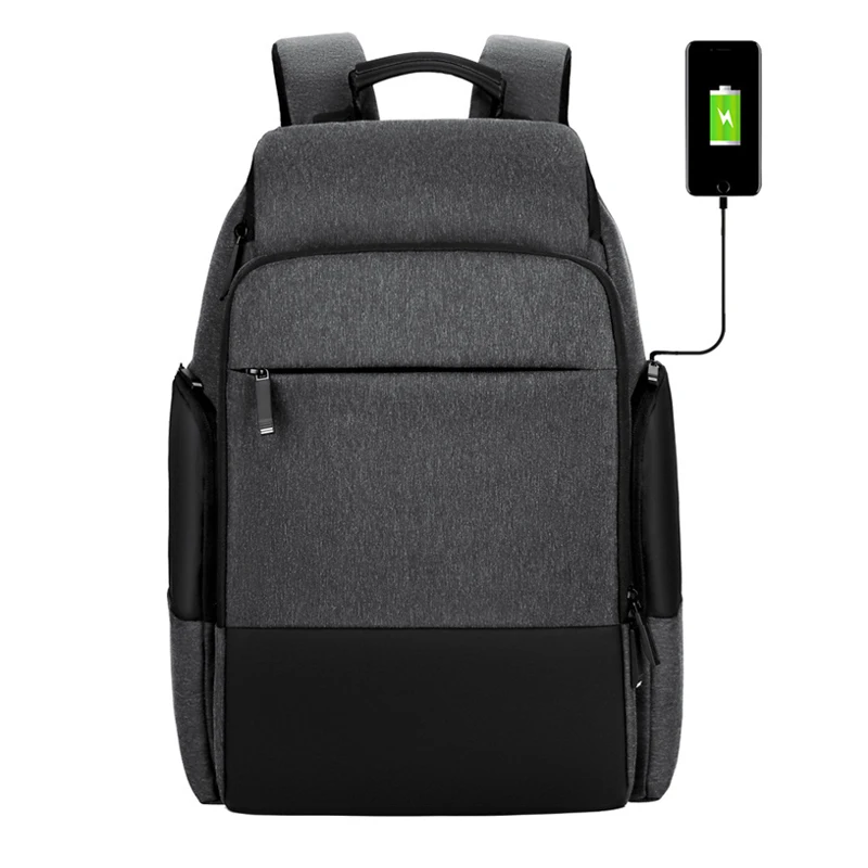 Бренд мужской рюкзак для путешествий большой емкости мужской Mochila Задняя Анти-Вор сумка зарядка через usb 15,6 дюймов рюкзак для ноутбука водонепроницаемый