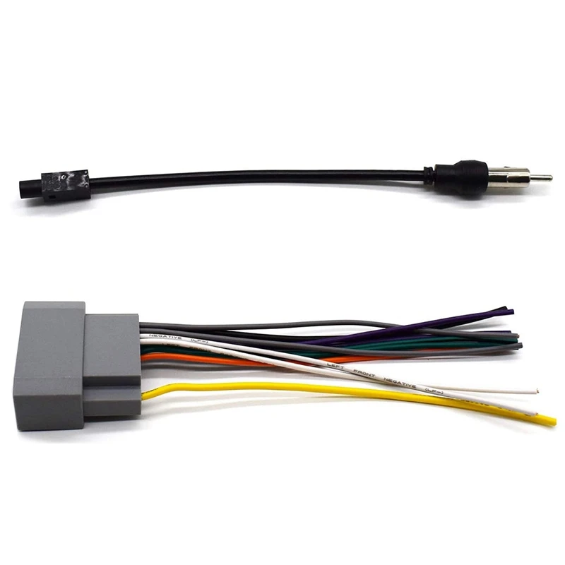 Car Stereo Radio Wiring Harness Antenna Adapter for Some Jeep Dodge