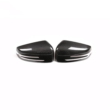

For Mercedes-Benz CLA Old C/E-Class GLK GLA 2pcs Rearview Mirror Cover Carbon