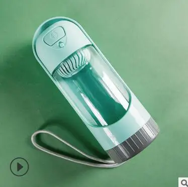 light green Товары для собак, 4 цвета, поилка для собак, поилка для собак, бутылка для воды, светильник, синий - Цвет: light green