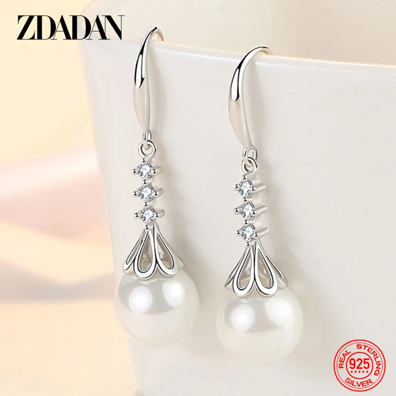 Elegante Polki Uncut Diamante 925 Argento Sterling Gancio Pendente