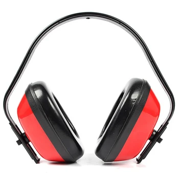 

Plastic Red Earmuffs Anti-shock Hunting Soundproof Hearing Protection Headphones Noise Reduction Ear Protector SHC-5815