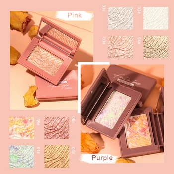 

Shimmer Tone Highlighter Three-dimensional Repair Highlight Monochrome Eye Shadow Palette Naturally Blooming Face Makeup TSLM1