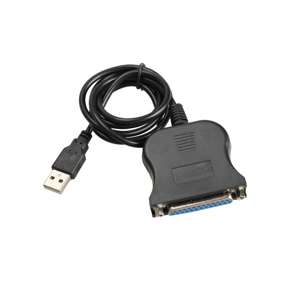 Кабель преобразователя печати USB 1,1 к DB25 женский порт LPT USB адаптер LPT кабель LPT для usb-кабеля черный Женский адаптер