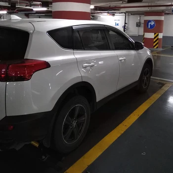 

Fit For Toyota RAV 4 RAV4 2013 2014 2215 2016 4PCS/SET Window Visor Vent Shades Sun Rain Deflector Guard Auto Accessories