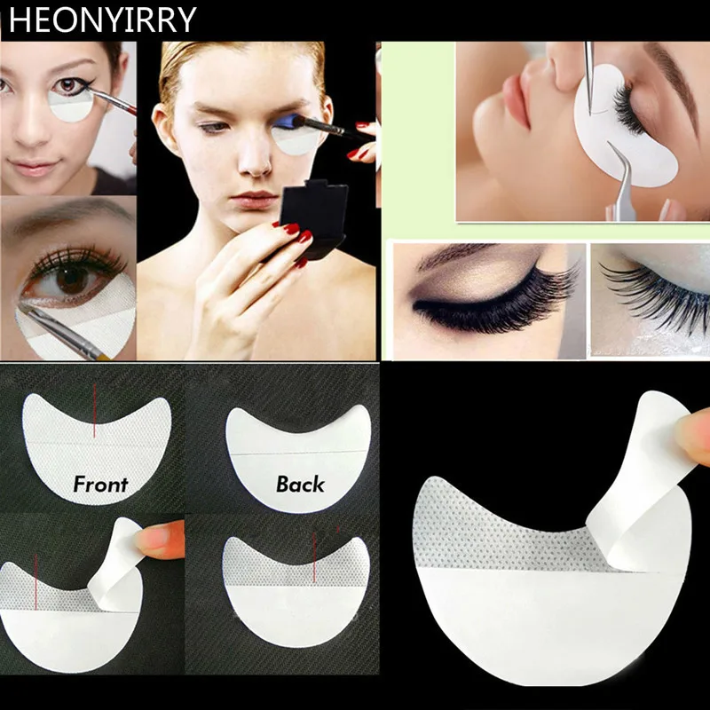

High Quality 40pcs/lot Paper Patches Eyelash Under Eye Pads Lash Eyelash Extension Eye Tips Sticker Wraps Make Up Beauty Tools