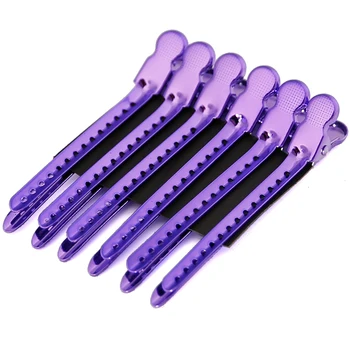 

12 Pcs Metal Duck Mouth Hairdresser Hair Clip Salon Hair Clamps Hairdressing Pro Section Hair Clips Hair Styling Accessories