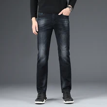 Male Jeans Men MenS Jean Homme Denim Slim Fit Pants Trousers Straight
Black Biker Business Casual Stretch Soft High Quality