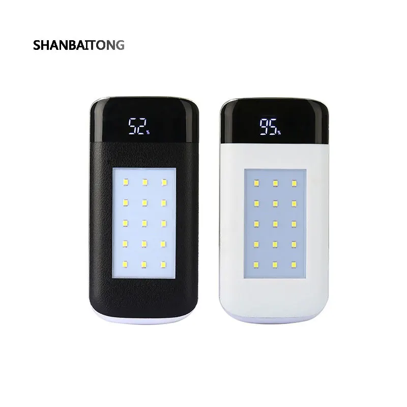 

Band New 10000 MA LED Digital Display Power Bank Portable Solar Charging Powerbank External Battery For Samsung Huawei Iphone