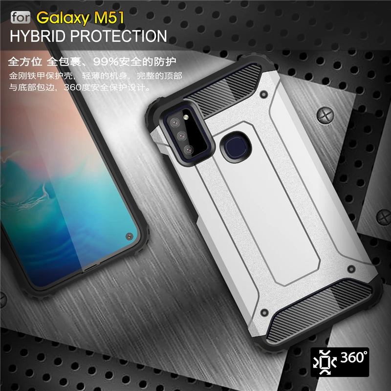 For Samsung Galaxy M51 Case Armor Case For Samsung M51 Cover For Samsung M31S M21 M01S M11 A21S A51 A71 Note 20 Ultra M51 Fundas