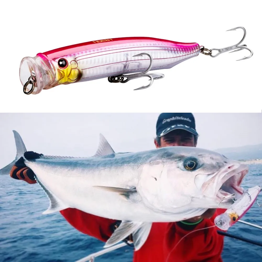 Приманка для рыбалки NOEBY Topwater lure feed popper bait 100 мм 120 мм 150 мм плавающая приманка для рыбной ловли