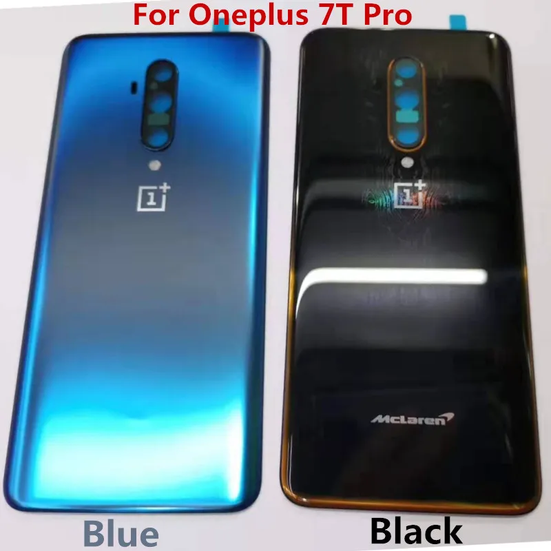 Для oneplus 7t pro 1+ 7t Pro, стеклянная крышка для аккумулятора, задняя крышка для смартфона, запасная часть для ремонта MIXUEWEIQI