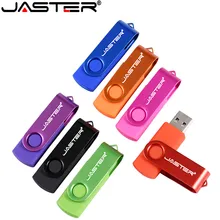 JASTER бизнес пластиковый USB флэш-накопитель портативный накопитель 4 ГБ 16 ГБ 32 ГБ вращающаяся карта памяти u диск usb 2,0 логотип клиента