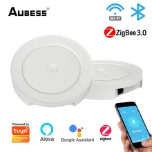 

Aubess Tuya Multi-mode Gateway ZigBee/Bluetooth Mesh Smart Gateway Hub Smart Home Bridge Control Work With Alexa Google Home