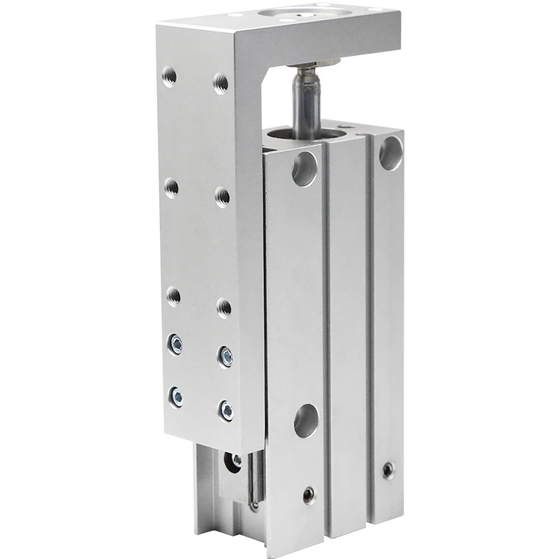 MXH16-20 HLH16X20S RailกระบอกPrecision Pneumaticสไลด์ท่องเที่ยวRodกระบอกLinearรางด้านข้างMXH6-10 10-25 MXH16-30 MXH20-50Z 1