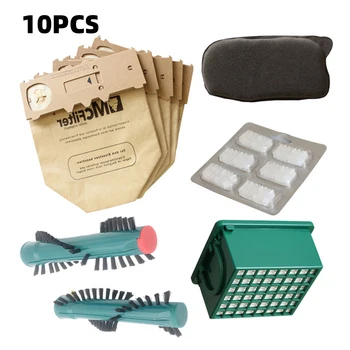 

10x Roller Brush Filter Carbon Filter For VORWERK KOBOLD VK130 VK131 FP130 FP131 Highly Matched With The Original