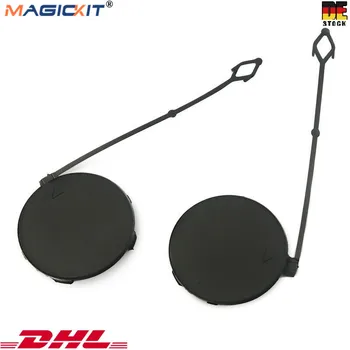 

MagicKit DE STOCK Left+Right Front Bumper Tow Eye Hook Cover Cap Trim Fit For BMW E70 X5 2006-2010 51117159589; 51117159590