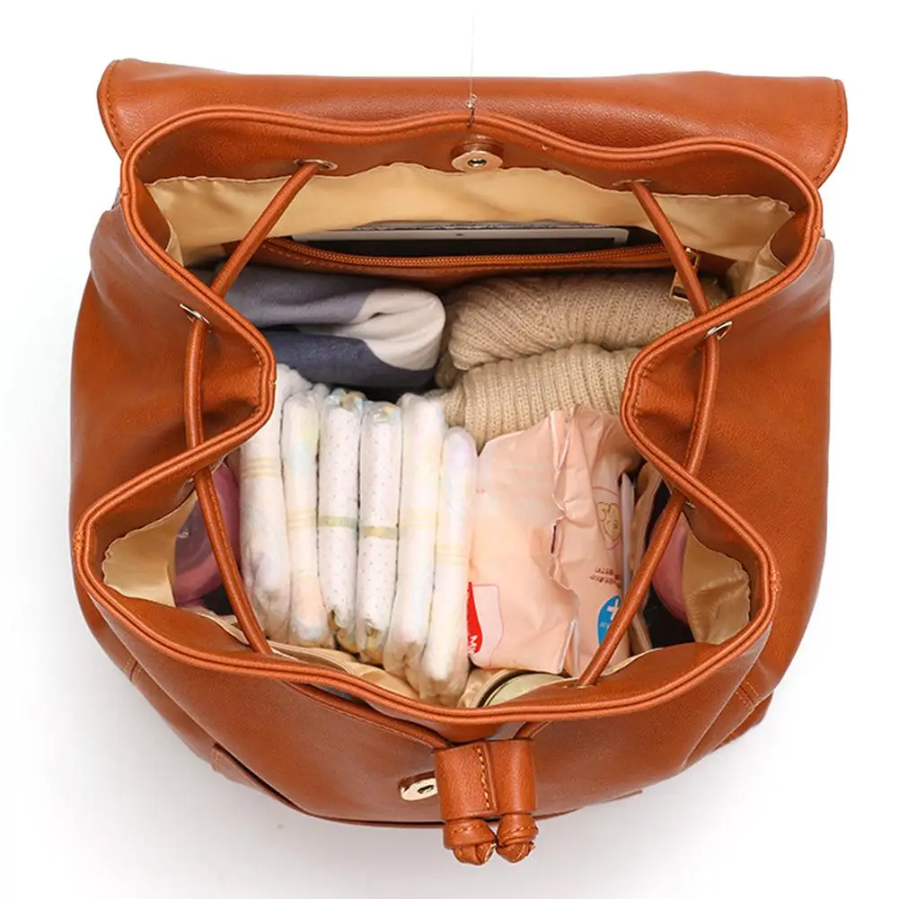 Высококачественная модная сумка из искусственной кожи для мам и мам, сумка для кормления, рюкзак для путешествий, дизайнерский рюкзак для детских колясок