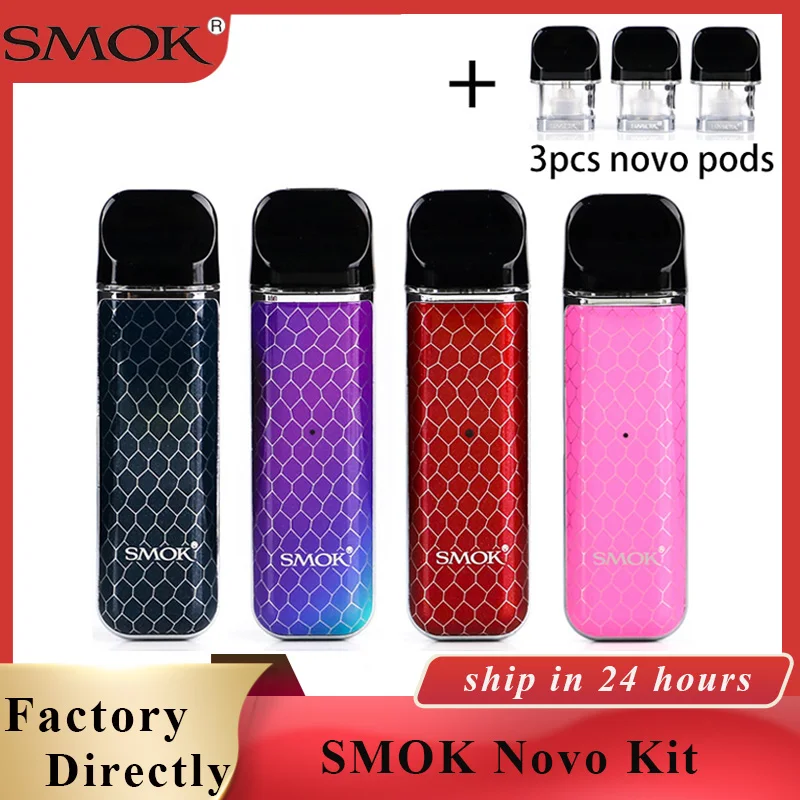 

SMOK novo kit cobra covered vape pen kit with 450mAh built-in battery 2ml capacity pod system pod vape kit vs smok infinix kit