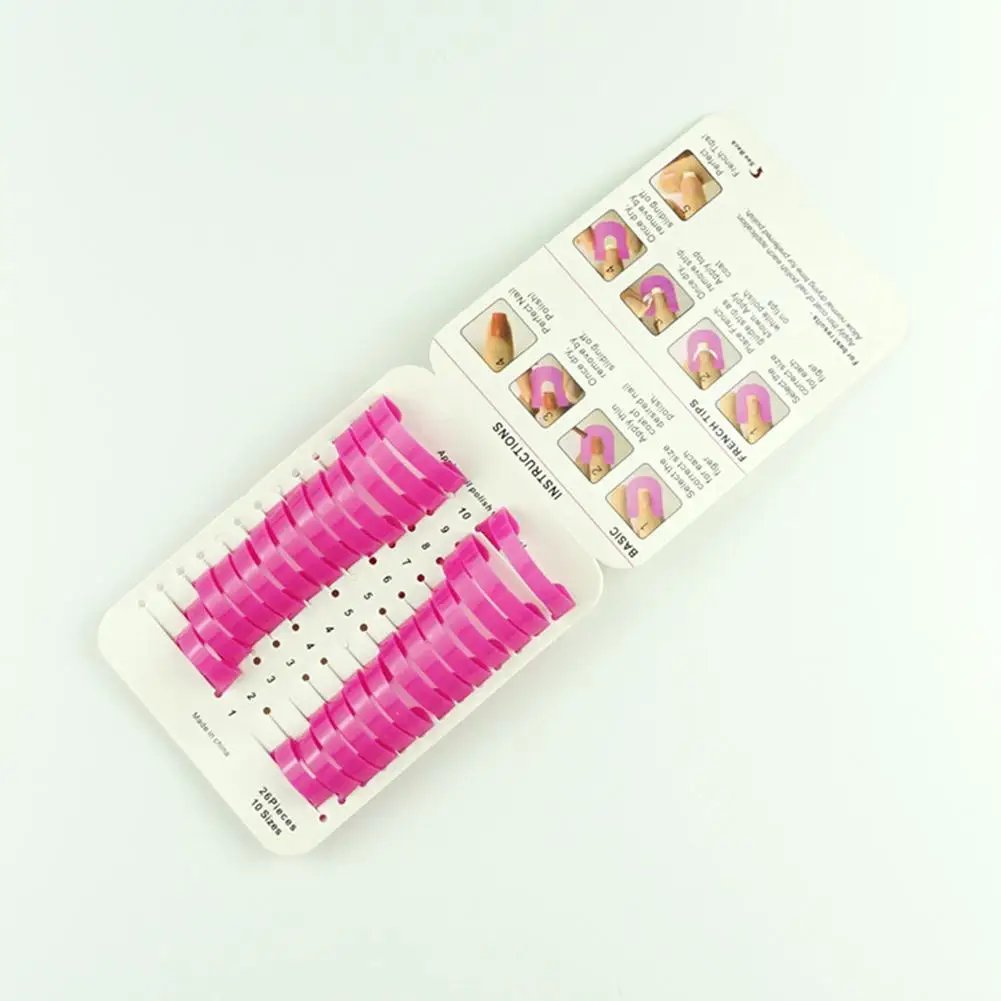 MeterMall 26pcs Women Nail Art Nail Polish Glue Model Spill Proof Manicure Protector Tools Edge overflow prevention