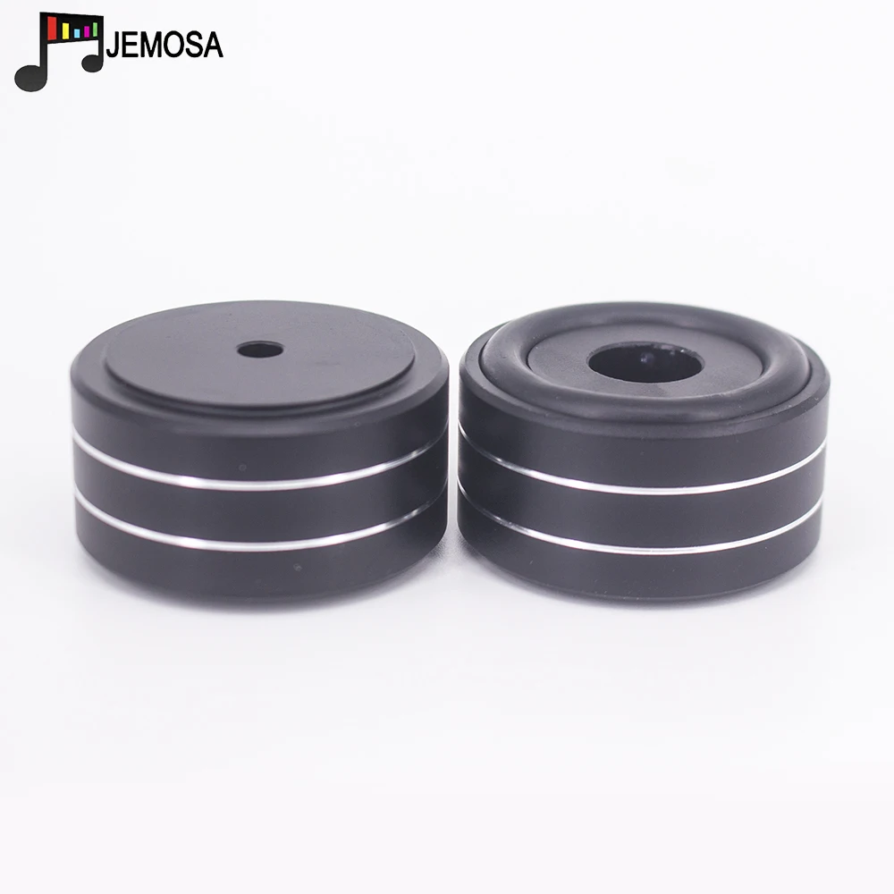 4PCS 40*20mm Aluminum Amplifier Feet Shock Absorber Amplifier Rubber Feet HIFI Turntable Feet Audio Speaker Isolation Feet Pad — view 2
