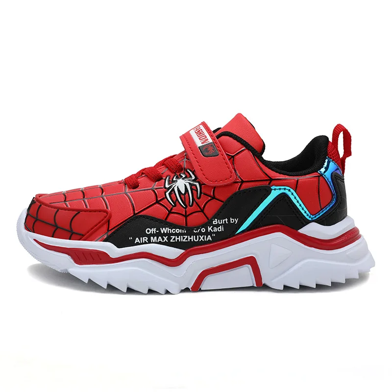 

New Boys shoes spiderman Children Casual Shoes Leather toddler Running Shoes Boys Sneakers Soft Bottom Kids Sports Shoes