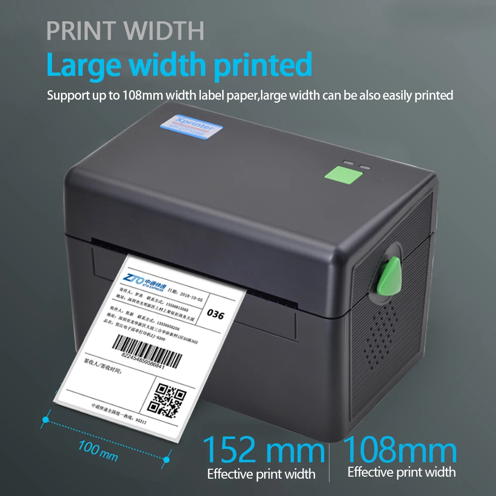 Desktop Thermal Barcode Label Printer Commercial Grade High Speed Printer WiFi Bluetooth USB Barcode Printer mini handheld printer