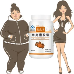 Chitin Chitosan Capsule Super Supplements for Fat Blocker Burns Lower Cholesterol Immunomodulatory Healthy Digestive Tract