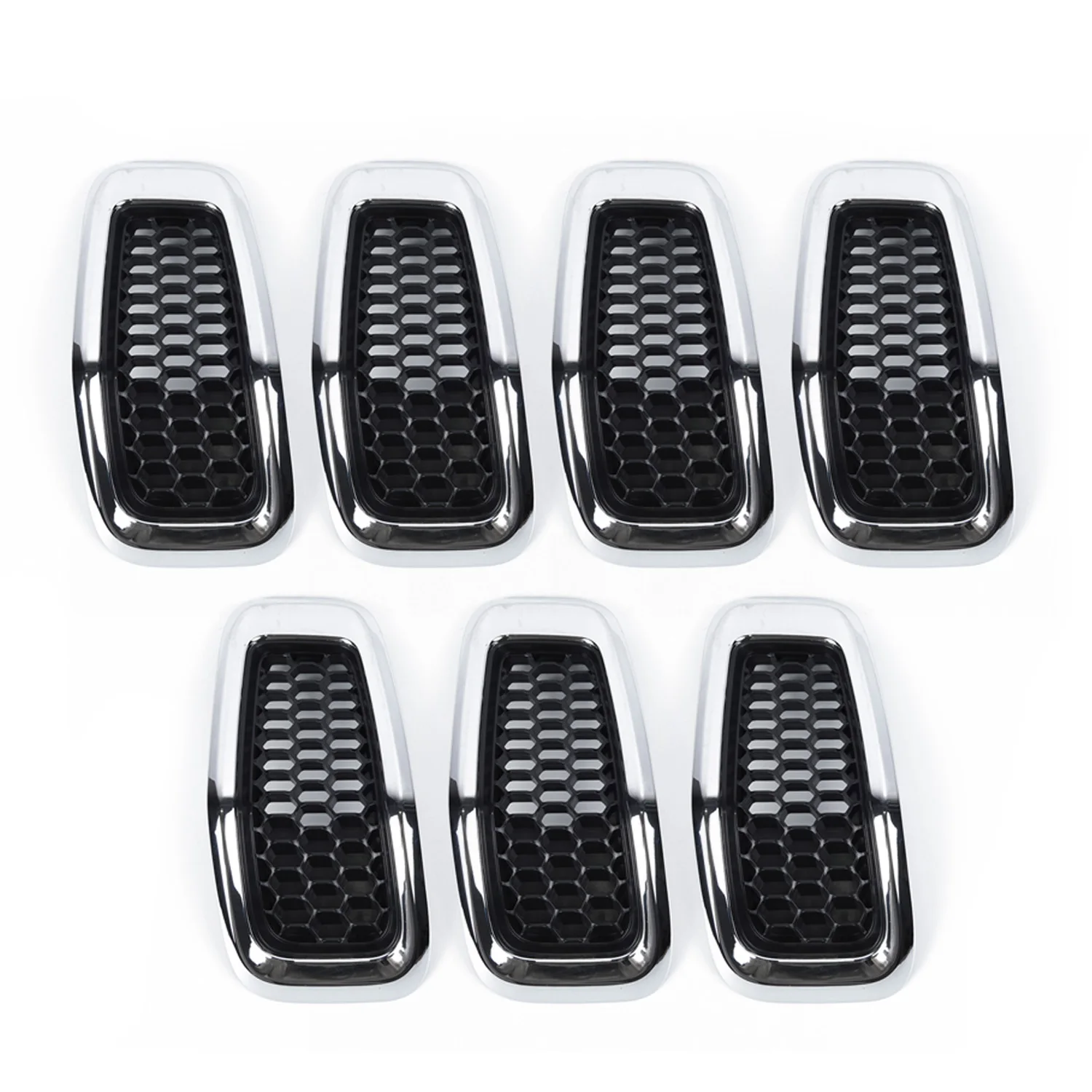 Кольцо решетка отделка ABS пластик замена аксессуары для- Jeep Cherokee 7 шт