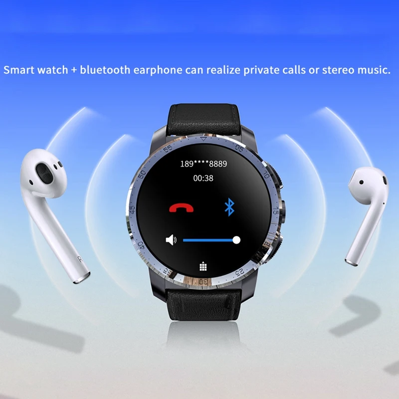 Kospet Optimus 2Gb 16Gb 8.0Mp 800Mah Ip67 Waterproof Dual Systems 4G Smart Watch Men 1.39 inch 454x454 Android7.1.1 Smartwatch P