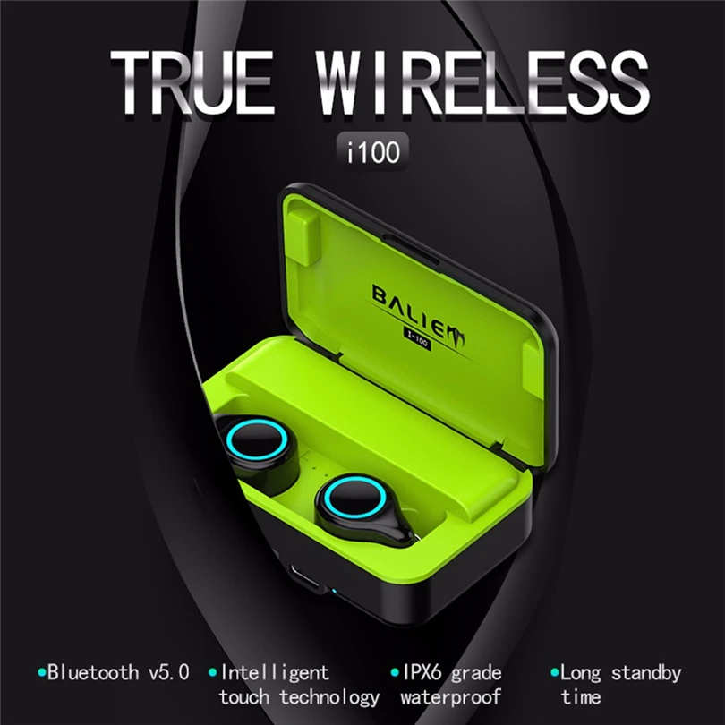 BT TWS 5,0 Bluetooth наушники 3D стерео беспроводные наушники с микрофоном беспроводные Bluetooth наушники-вкладыши IPX5 водонепроницаемые