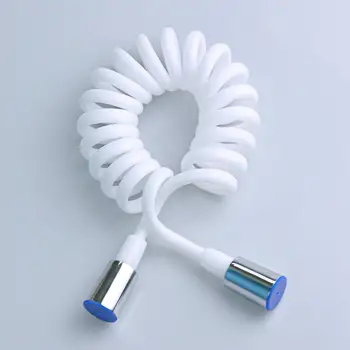 

Copper Cap Shower Foam Bidet Telescopic Spring Hose 1.5m PVC Spring Flexible Retractable Shower Hose Shower Head Toilet Bidet