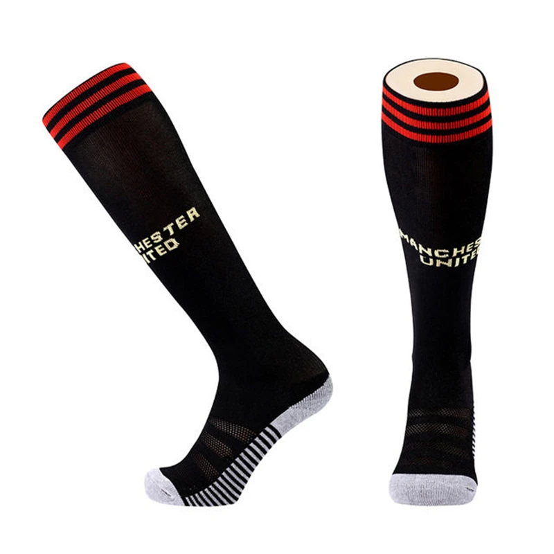 Профессиональные футбольные носки для взрослых и детей; длинные носки в европейском футбольном клубе; дышащие эластичные гольфы
