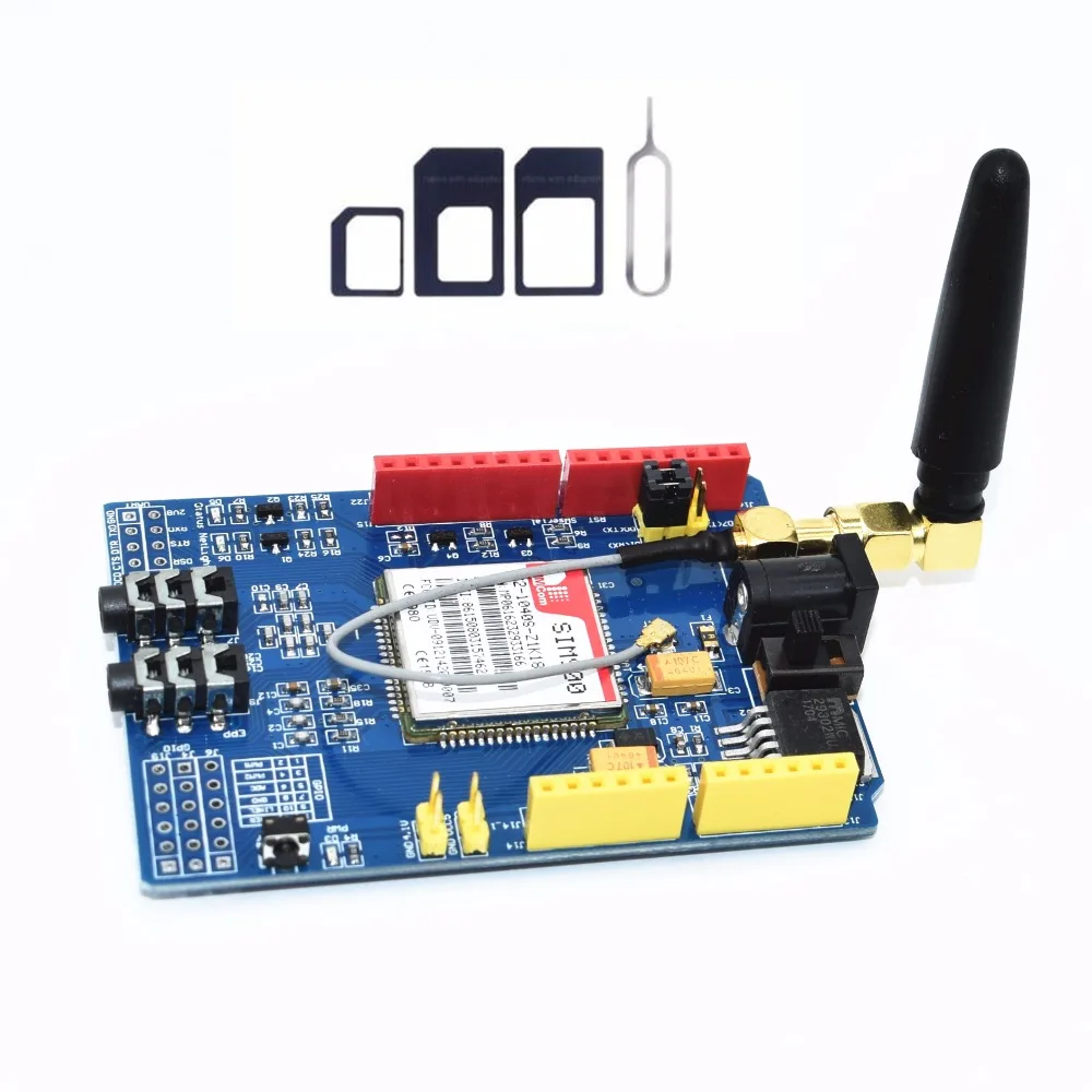 

10PCS SIM900 GPRS/GSM Shield Development Board Quad-Band Module Compatible