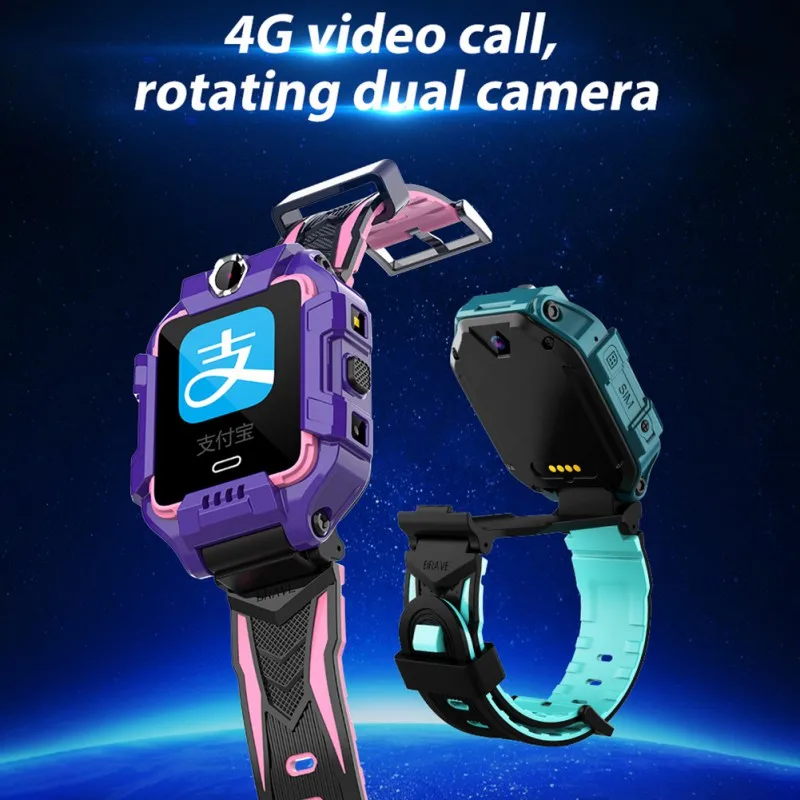 

Y99 Children Smart Watch 4G Kids GPS Position Safety Wristband Dual cameras Video Call Bracelet Sports Waterproof Kids Watch