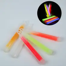 4Pcs 6inch Glow Sticks with Hook Camping Emergency Outdoor Light Party Favors glowing sticks reliable generate no heat