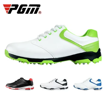

Golf Shoes Men Quality Black Green Man Flat Sport Waterproof Sneakers Non-slip Spiked Shoes Training Man Golf Trainers