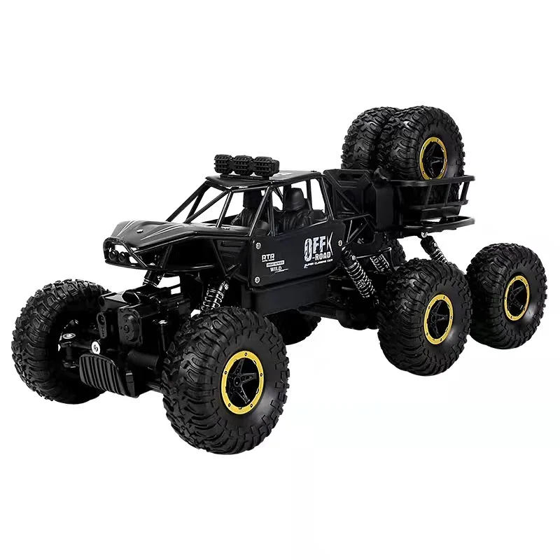 

2023 New 6WD Rock Crawler Extended Electric RC Car Remote Control Toys For Boys Machine On Radio Controlled 2.4Ghz 6x6 Drive