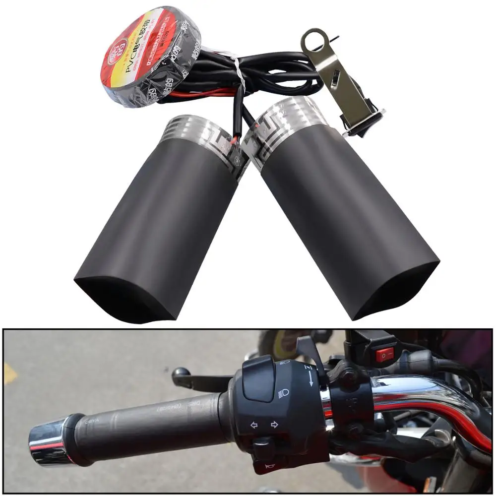 

12v Motorcycle Electric Handlebar 1 Pair Motorcycle Modified Electric Hand Handle Heating Handle Cover