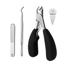 Новые кусачки для ногтей набор ножниц с пилкой для ногтей и лифтером для вросших и толстых ногтей Идеальный педикюр X#4