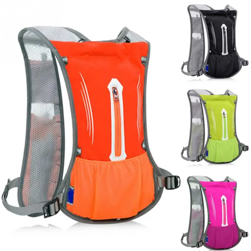 

Unisex Backpacks Men Women Reflective Strip Ultralight Outdoor Sports Running Backpack Hydration