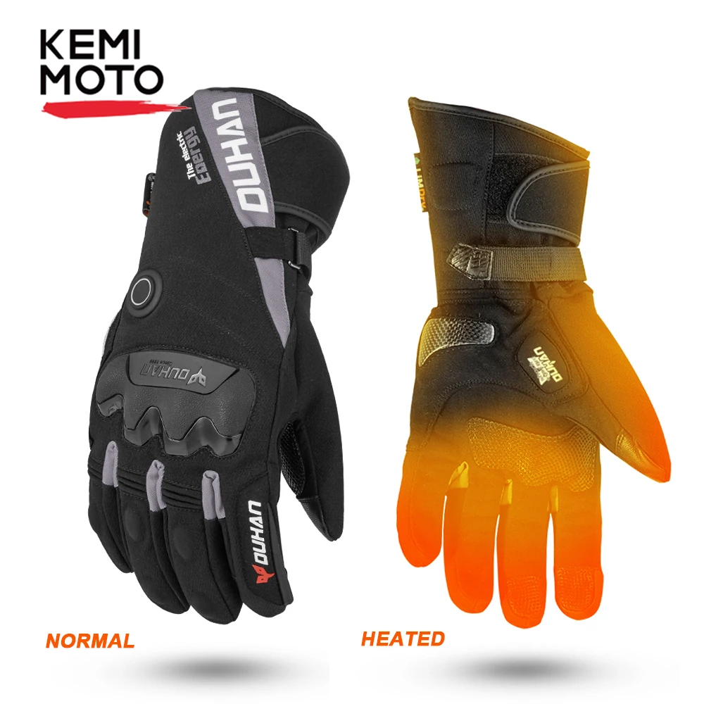

Heated Gloves Motorcycle Winter Guantes Warm Snowmobile Racing Riding Waterproof Electric Heating Thermal Ski Glove Touch Screen