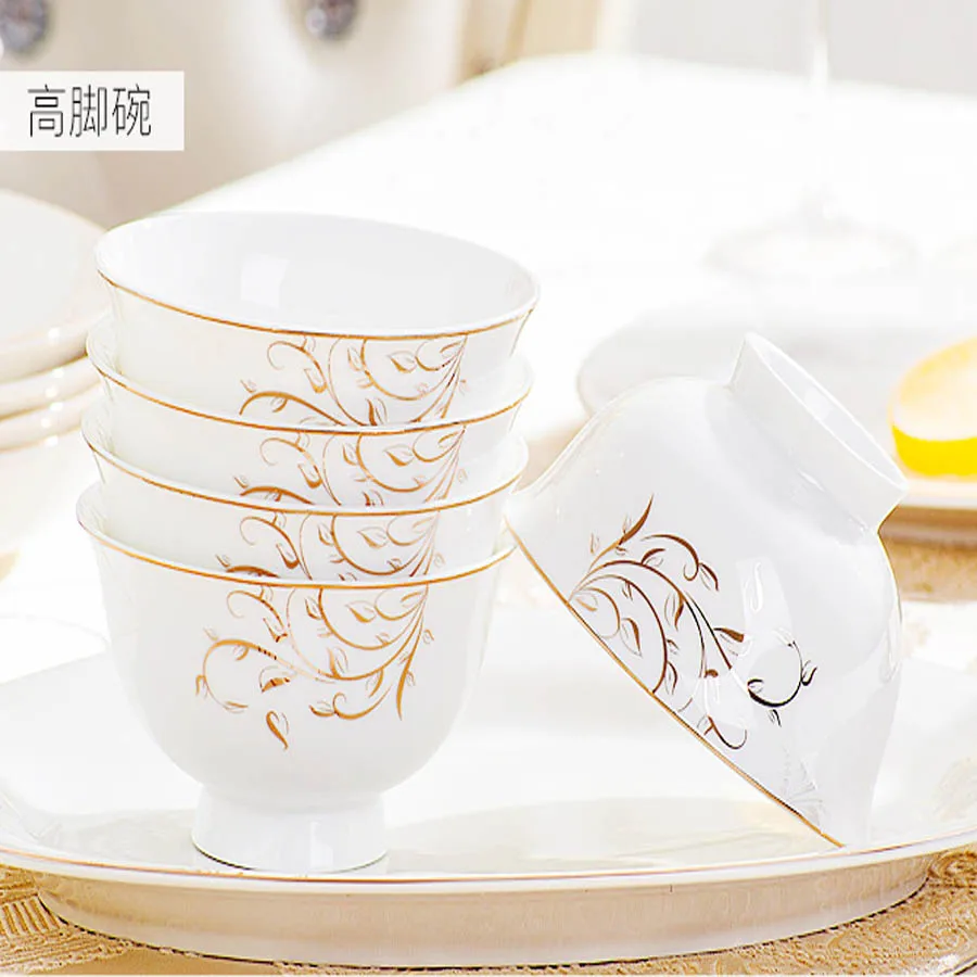 60 насадок для посуды домашняя Европейская столовая посуда jingdezhen