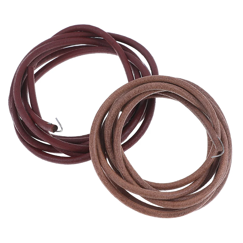 183cm Leather Belt Treadle Parts With Hook For Singer Sewing Machine 5mm Diamete 