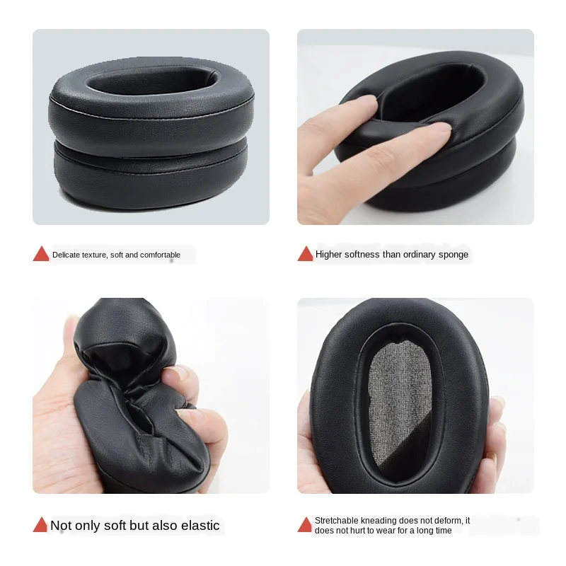 Replacement Earpads for Sony WH XB900N High Quality Soft Sponge Foam Earpads for Sony XB900N Headphone 100mmx78mm