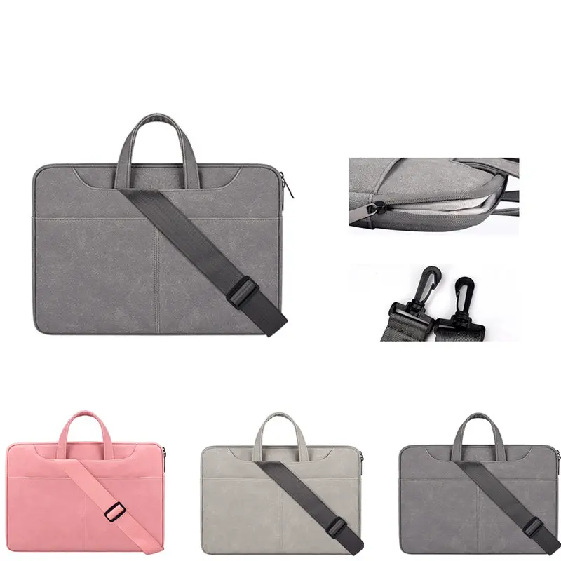 

PU Laptop Bag Case For Lenovo Yoga 730 720 730 13.3" 12 14 15 inch Zipper Handbag Sleeve For lenovo thinkpad x390 13" 2019 Pouch